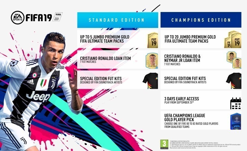 FIFA 19 now on sale on Xbox One, Playstation and PC