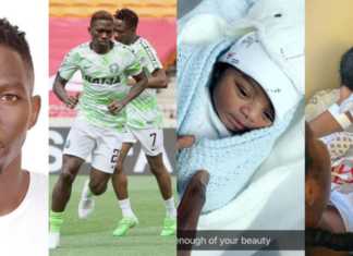 Super Eagles defender Kenneth Omeruo welcomes baby girl Super Eagles defender Kenneth Omeruo welcomes baby girl