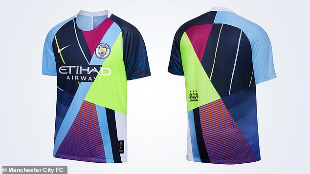 Man City New Mash-Up Kit1 Man City Release New Mash-Up Kit With NINE Old Shirts