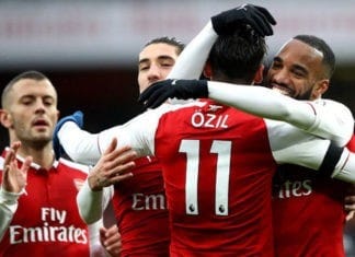 Arsenal vs Crystal Palace Lineups: Duo Ruled Out As Emery Makes 4 Changes