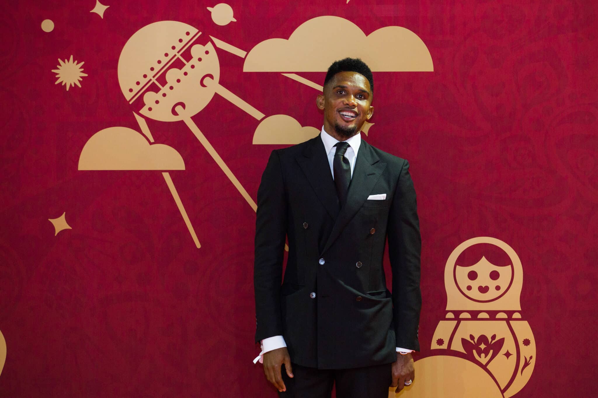 Former Barcelona and Inter Milan player Samuel Eto'o