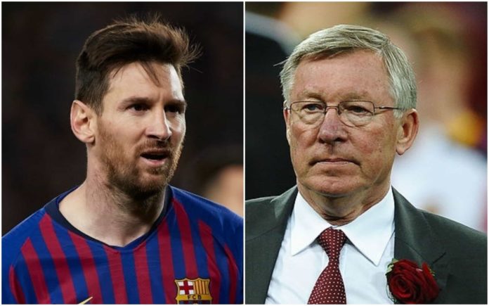 Lionel-Messi-and-Sir-Alex-Ferguson-0a5f-min UCL: Sir Alex Ferguson Advises Solskjaer On How To Stop Lionel Messi