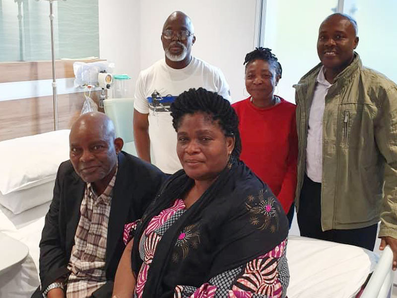 Christian Chukwu Arrives London for Medical Treatment Christian Chukwu Arrives London for Medical Treatment
