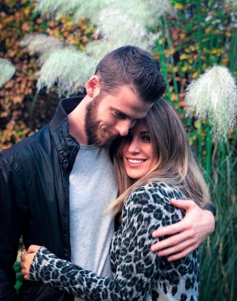 De Geaâ€™s wife Edurne Garcia 