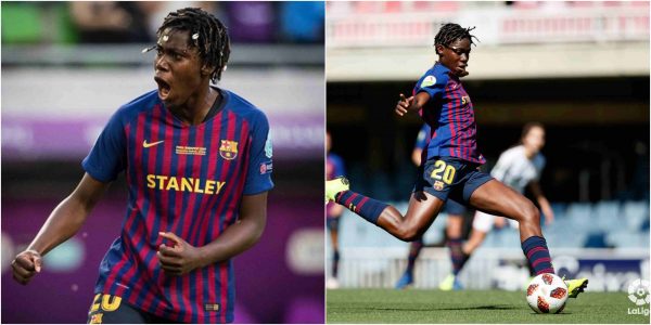 Asisat Oshoala Scores Hat-Trick As Barca Thrash AEM Lleida Asisat Oshoala Scores Hat-Trick As Barca Thrash AEM Lleida