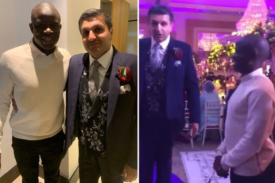 N’Golo Kante Makes Surprise Appearance At Chelsea Fan’s Wedding N’Golo Kante Makes Surprise Appearance At Chelsea Fan’s Wedding