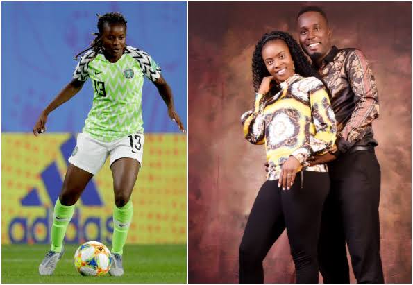 Super Falcons’ Okobi Celebrates 2nd Wedding Anniversary Super Falcons’ Okobi Celebrates 2nd Wedding Anniversary