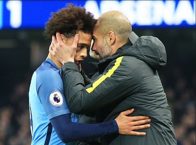 ‘Leroy Sane’s Future At Man City Out Of My Hands’ – Guardiola