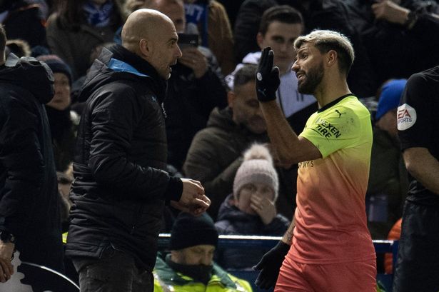 Aguero Reveals What Guardiola Told Him Following Substitution In Sheffield Win Aguero Reveals What Guardiola Told Him Following Substitution In Sheffield Win