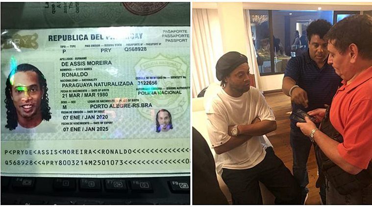 Ronaldinho Arrested In Paraguay Over Fake Passport Ronaldinho Arrested In Paraguay Over Fake Passport
