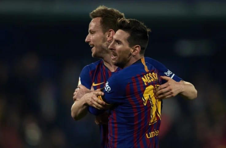 Ivan Rakitic Uploads Picture Of Himself 'Disrespecting' Lionel Messi On Instagram Ivan Rakitic Uploads Picture Of Himself ‘Disrespecting’ Lionel Messi On Instagram