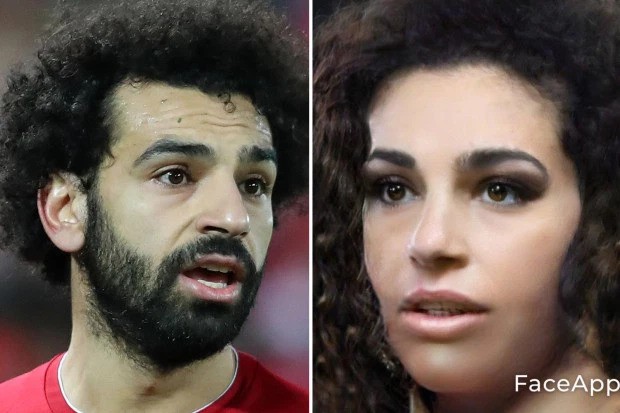 See How Ronaldo, Messi, Mbappe, Mourinho, Others Look As Women Via FaceApp 6 MO SALAH
