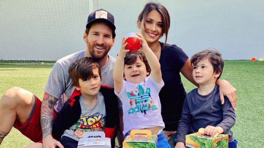 Lionel Messi's Son Holds World Cup
