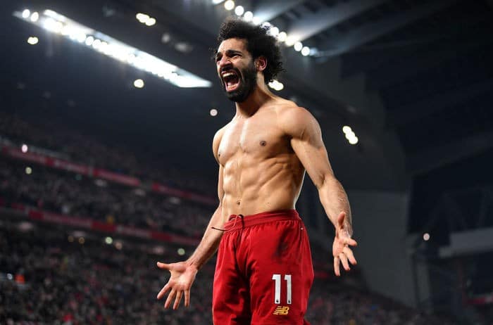 Mo Salah Looks Like A Model As He Flaunts Topless Body During Lockdown