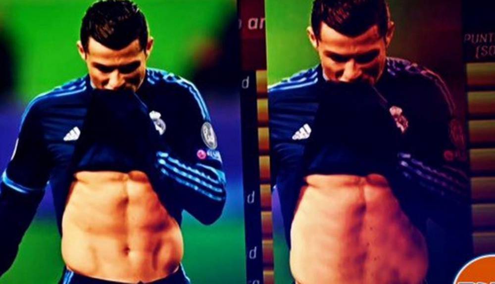 Cristiano Ronaldo Accused Of Using Photoshop To Enhance His Six Pack Cristiano Ronaldo Accused Of Using Photoshop To Enhance His Six Pack