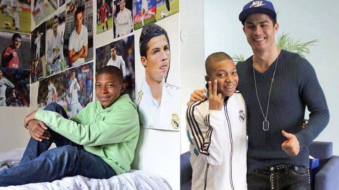 All Kylian Mbappe's Celebrations Inspired By Cristiano Ronaldo, Claims Made 3 Young Mbappe & Cristiano Ronaldo