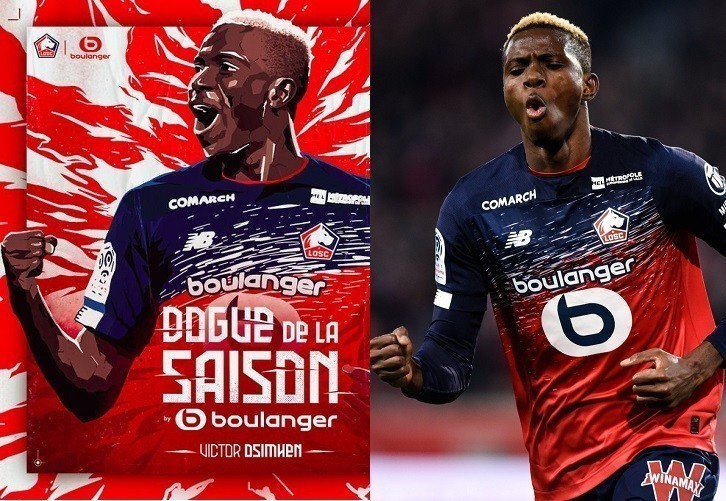 Victor Osimhen Voted LOSC Player Of The Season