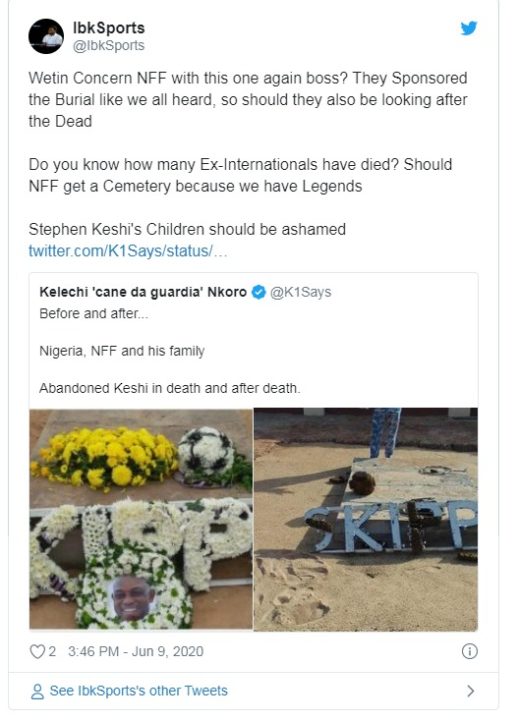 PICTURED: Late Stephen Keshiâs Grave In Total Disarray 3 keshi grave3