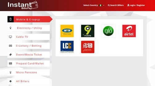 UBA Instant Bills Pay