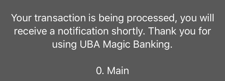 UBA USSD (Magic Banking) Deposit