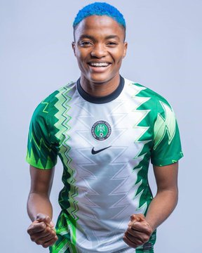 Photos: Troost-Ekong, Ajibade Model Nigeria's New Nike Home And Away Strip 2 Rasheedat Ajibade Model Nigeria's New Nike Home And Away Strip