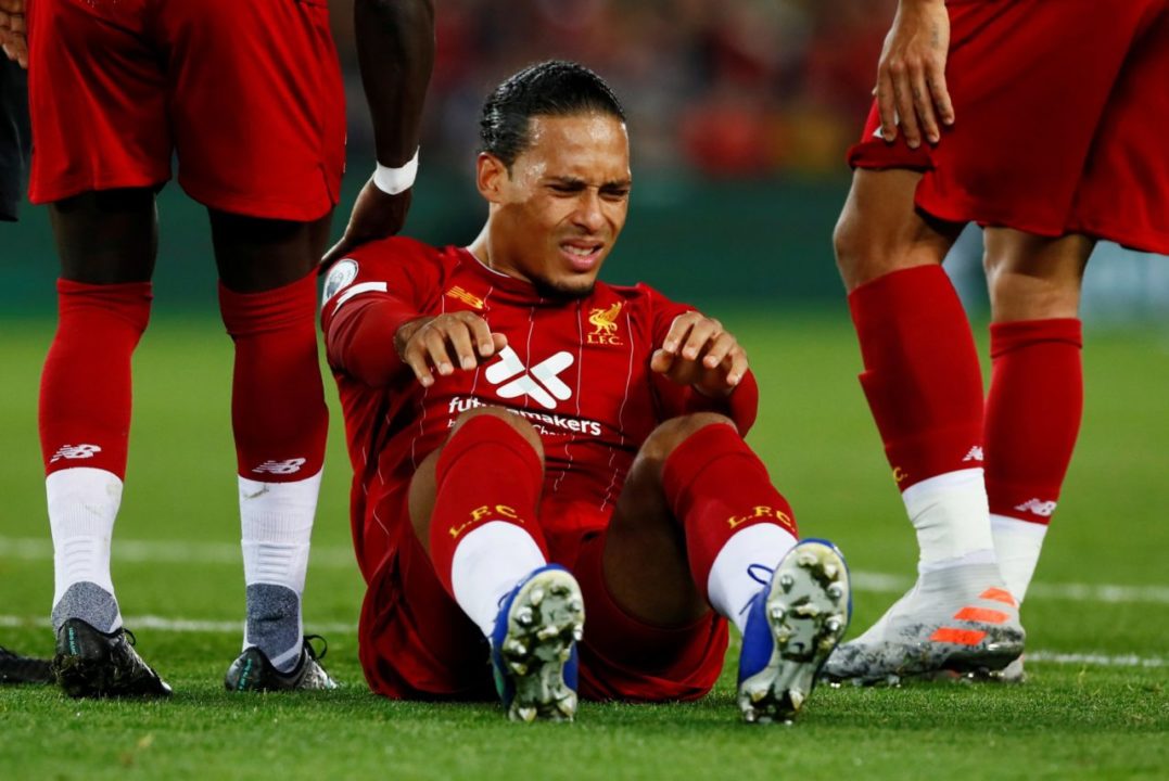 Liverpool Confirm Van Dijk Will Require Surgery On Knee Ligament Injury Liverpool Confirm Van Dijk Will Require Surgery On Knee Ligament Injury