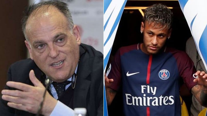 Laliga President Tebas Condemns Neymar’s Involvement In Ligue 1