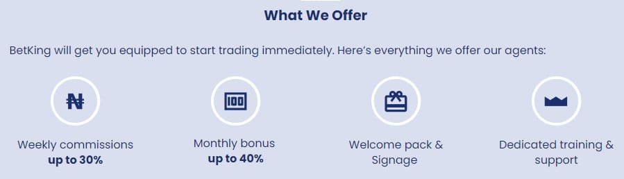 betking agent offers