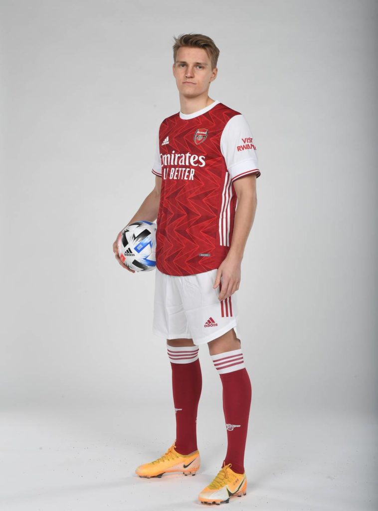 Arsenal Unveil Odegaard Shirt Number
