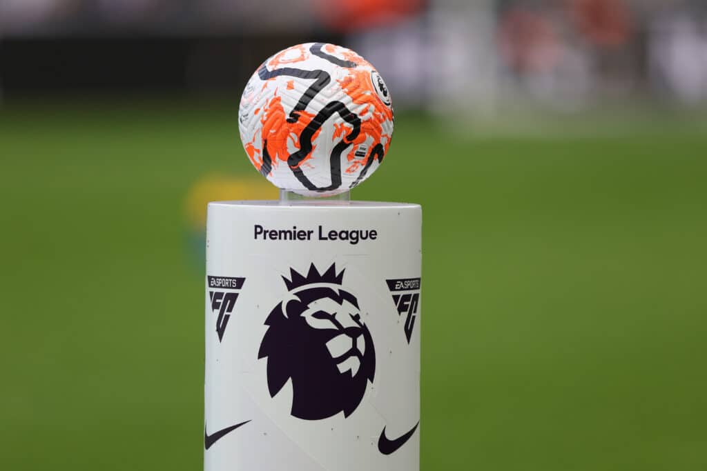  Matchball during the Premier League match at St. James' Park, Newcastle Upon Tyne.