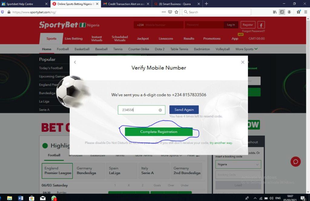 how to open sportybet account