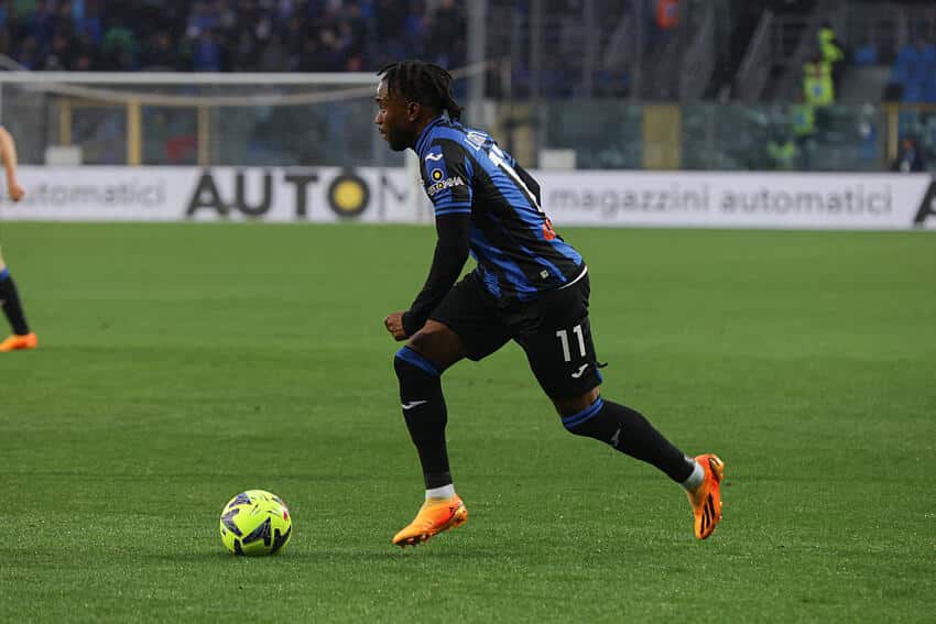 Ademola Lookman in action for Atalanta