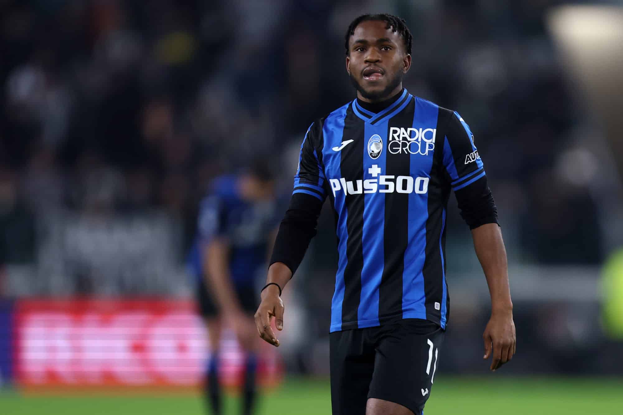 Nigerians who clashed in the Europa League final 3 Europa League final: Ademola Lookman in action for Atalanta