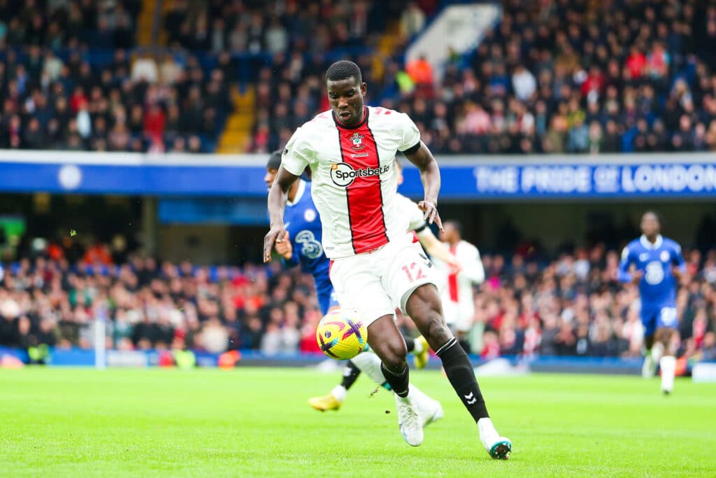 Paul Onuachu in action for Southampton