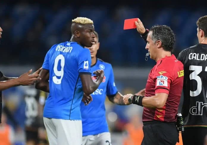 Learn To Control Your Emotions – Spalleti Warns Osimhen After Sunday’s Red Card
