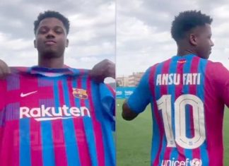 Ansu Fati Inherits Lionel Messi’s No 10 Shirt At Barcelona