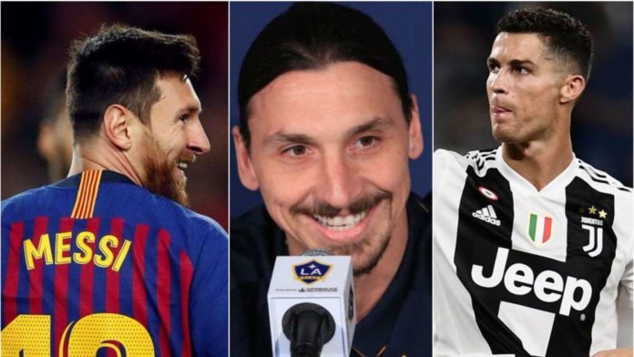 Zlatan Ibrahimovic Compares Self To Messi, Ronaldo