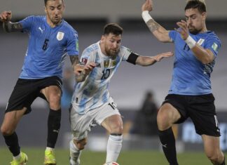Messi’s Argentina Thrash Uruguay 3-0 in World Cup Qualifier
