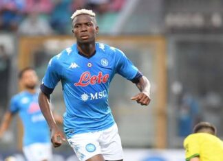 UEFA Europa League: Osimhen scores again as Napoli hands Legia Warsaw first defeat