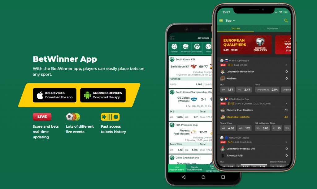 Betwinner Review: App