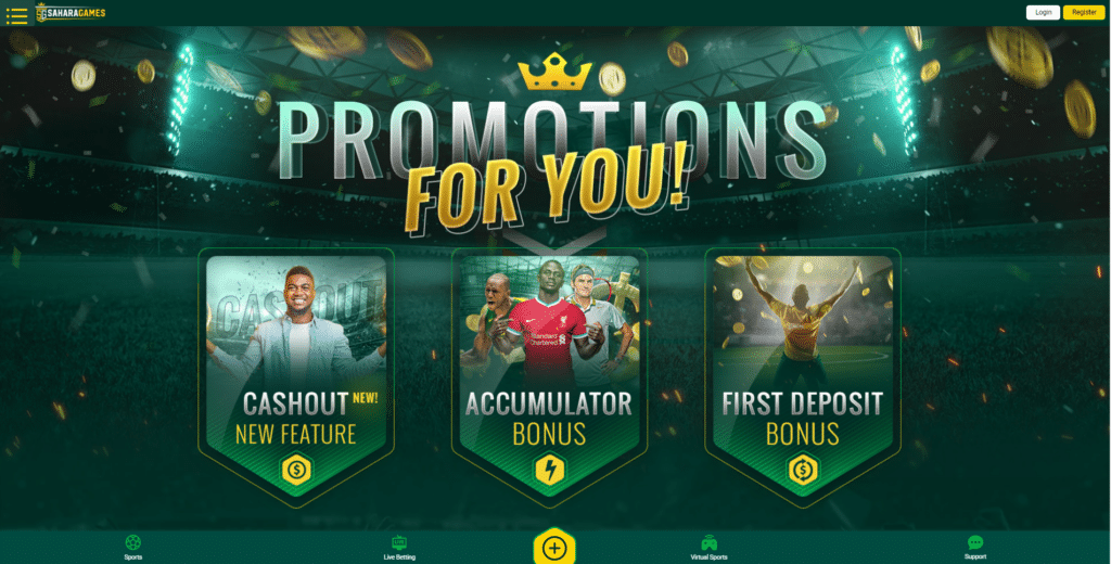 Sahara games promo code