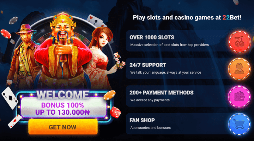 22bet welcome bonus
