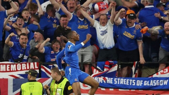 Joe Aribo scores but Rangers fall to Frankfurt in Europa League final