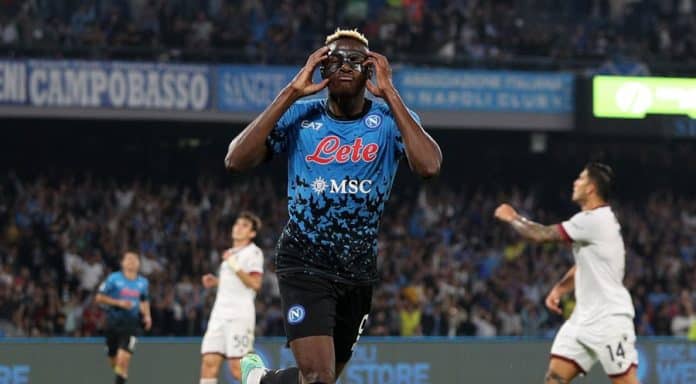 Napoli slam £150million price tag price on Osimhen amidst United and Chelsea interest