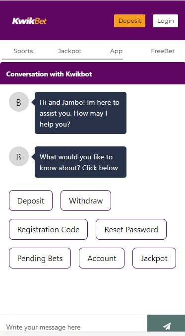 Kwikbet app and APK: Get the free download today 3 Kwikbet live chat
