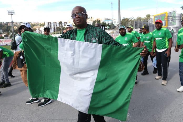 Nigeria fans at U17 AFCON Golden Eaglets Begin Record 10th U17 Africa Cup of Nations (AFCON) Campaign
