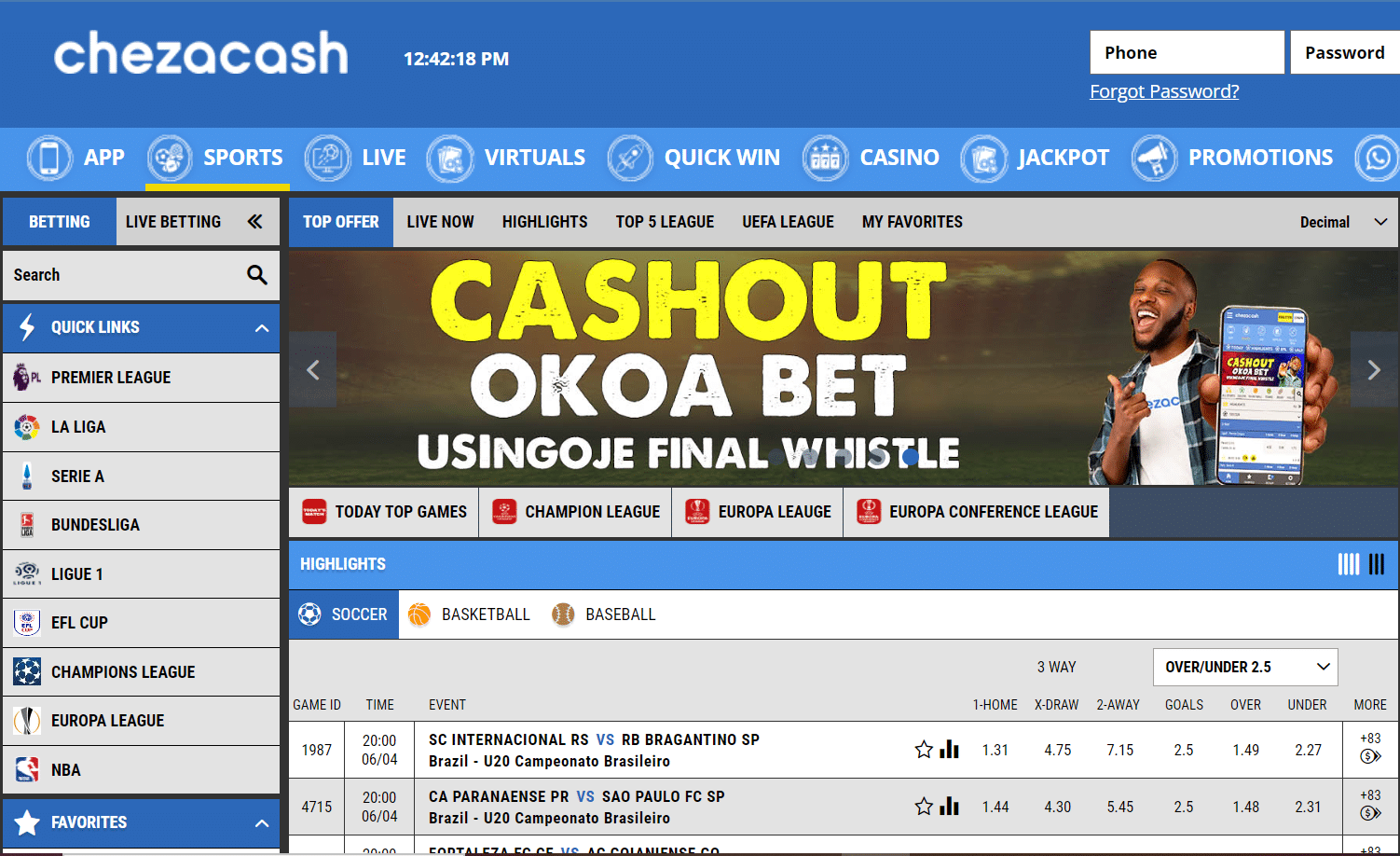 Promotional Code chezacash chezacash Promotional Code