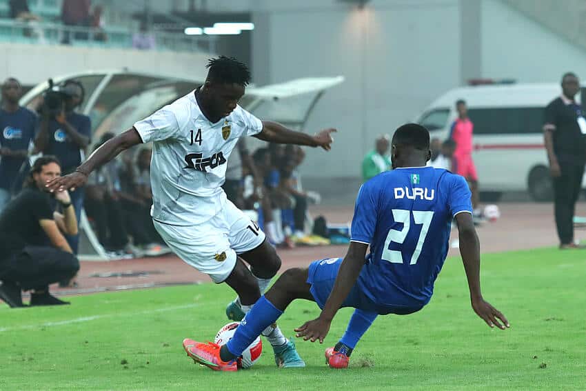 Super Eagles player, Ebube Duru