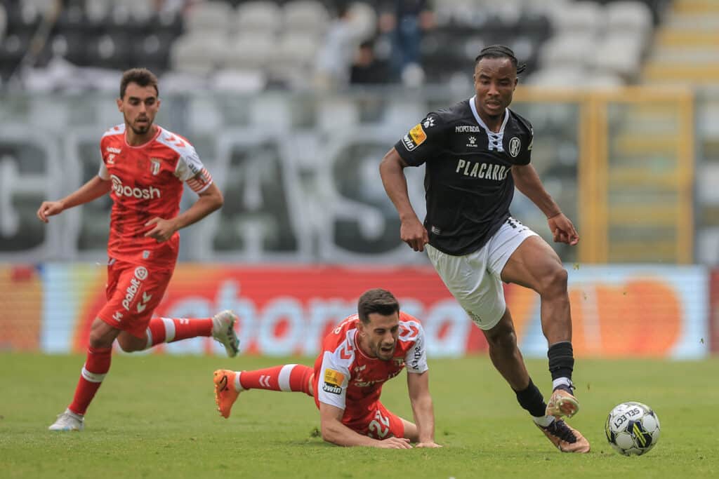 Bruno Onyemaechi in action