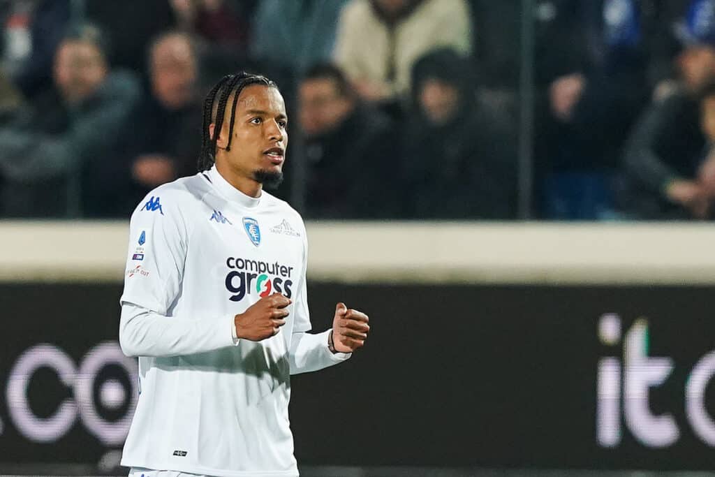Tyronne Ebuehi celebrates after scoring 0-1